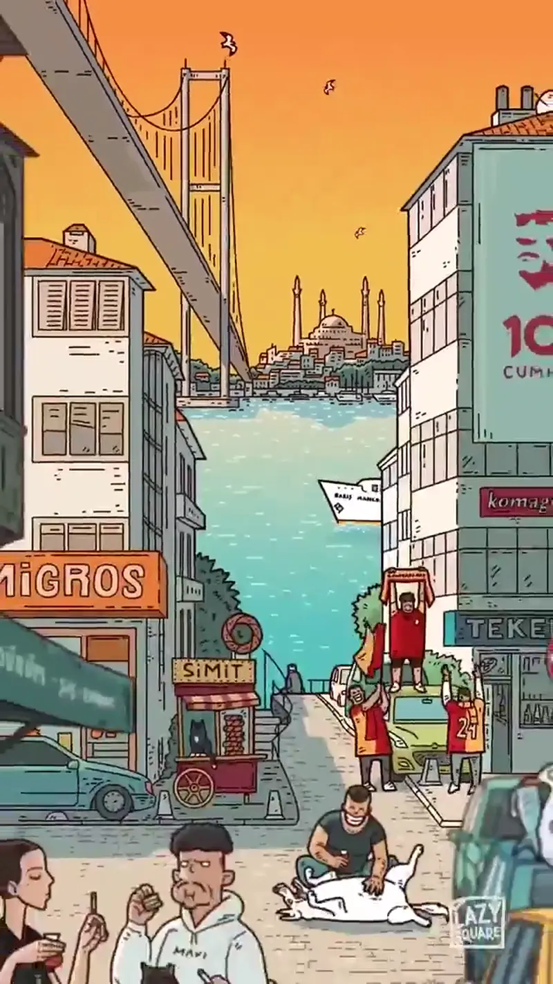 Illustrator Alex Semenov, who has been living in Turkey for 3 years, says goodbye: